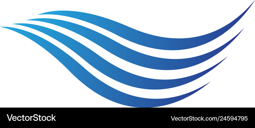 Wave icon Royalty Free Vector Image - VectorStock