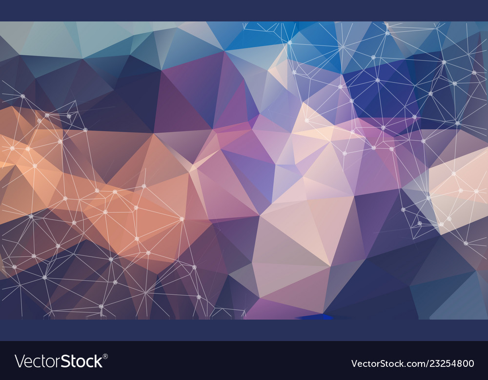 Abstract background with triangular cells vector image Abstract background with triangular cells