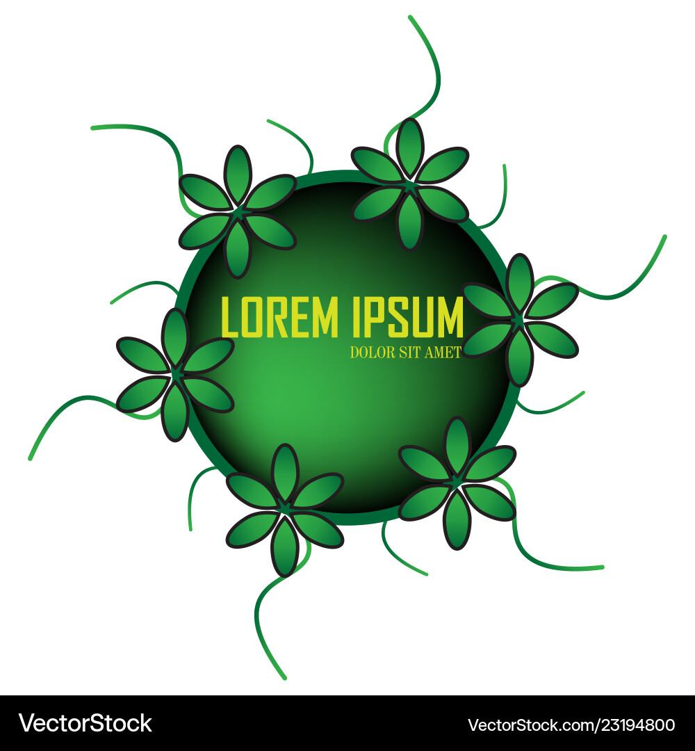 Green leaf background Royalty Free Vector Image