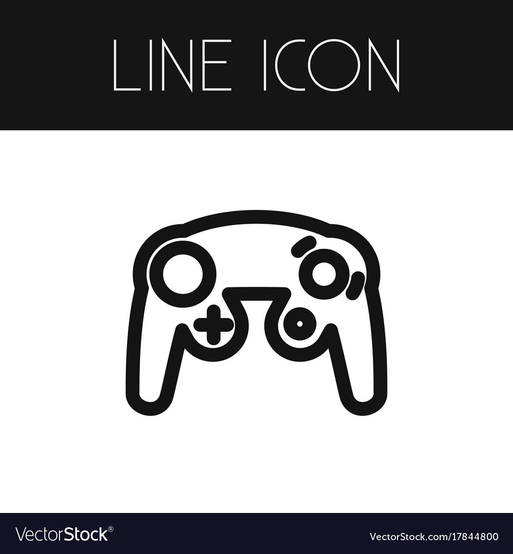 Isolated controller outline gaming element