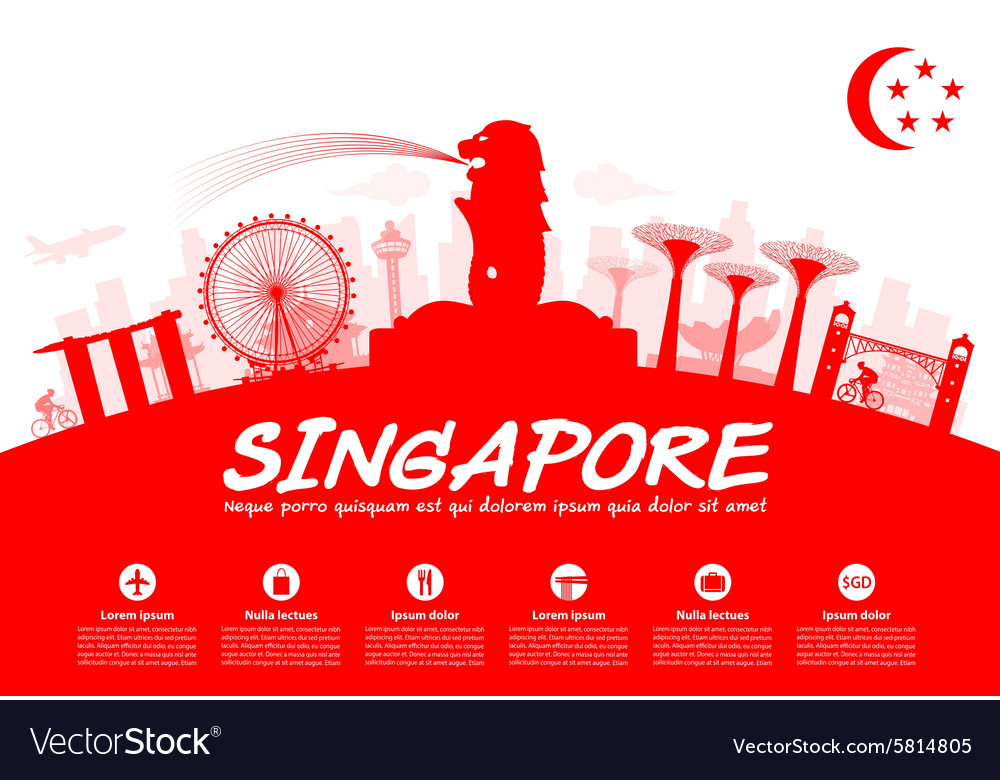 Singapore Royalty Free Vector Image Vectorstock Singapore Royalty Free Vector Image Vectorstock