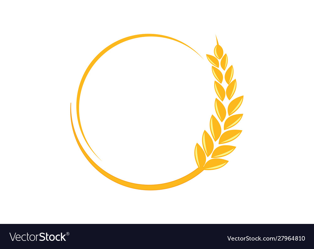 Wheat logo vector icon illustration 20040116 Vector Art at Vecteezy