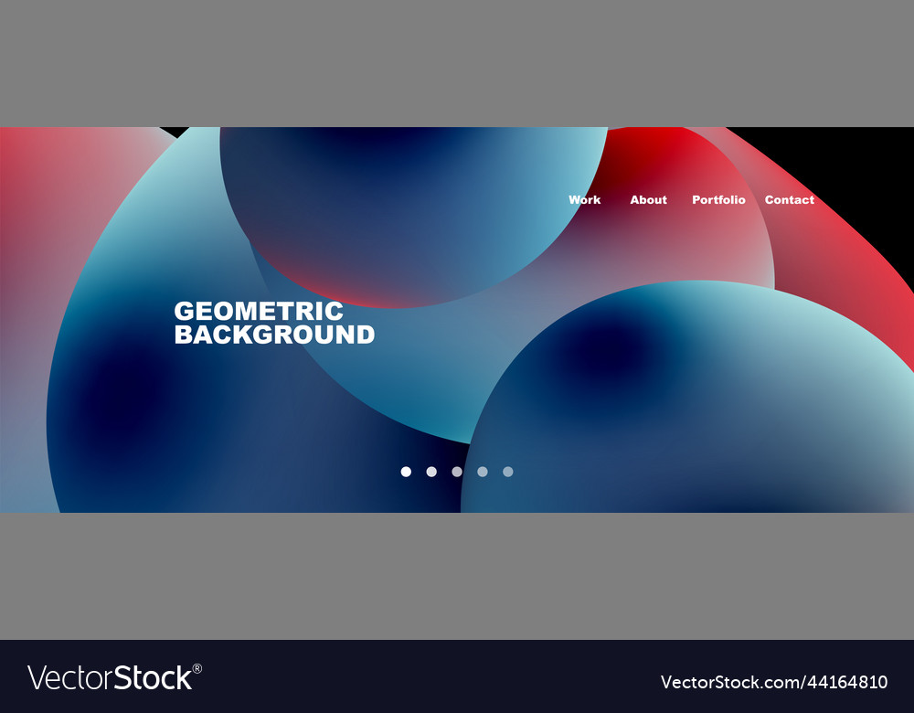 Fluid shapes abstract background vector image Fluid shapes abstract background