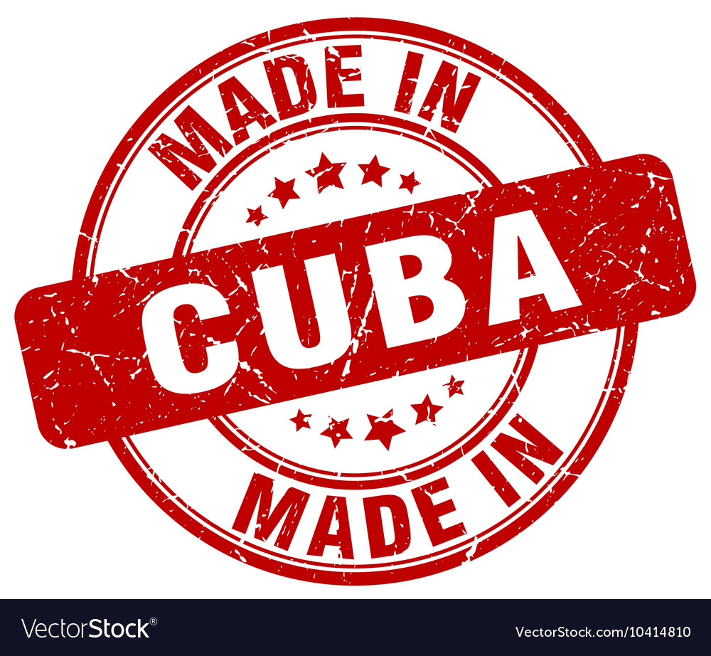 Made in cuba Royalty Free Vector Image - VectorStock