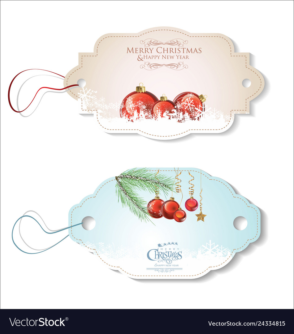 Christmas card vector image Christmas card