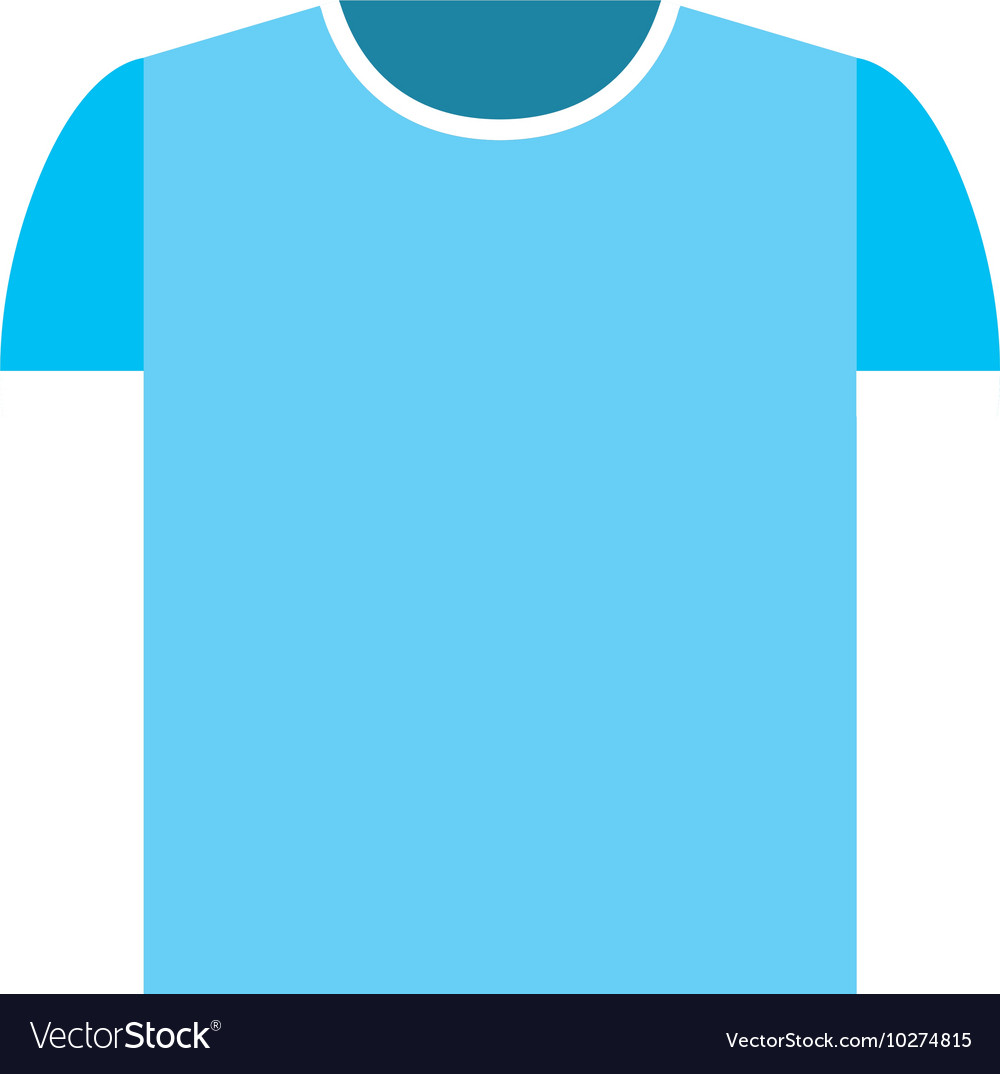 Shirt clean isolated icon Royalty Free Vector Image