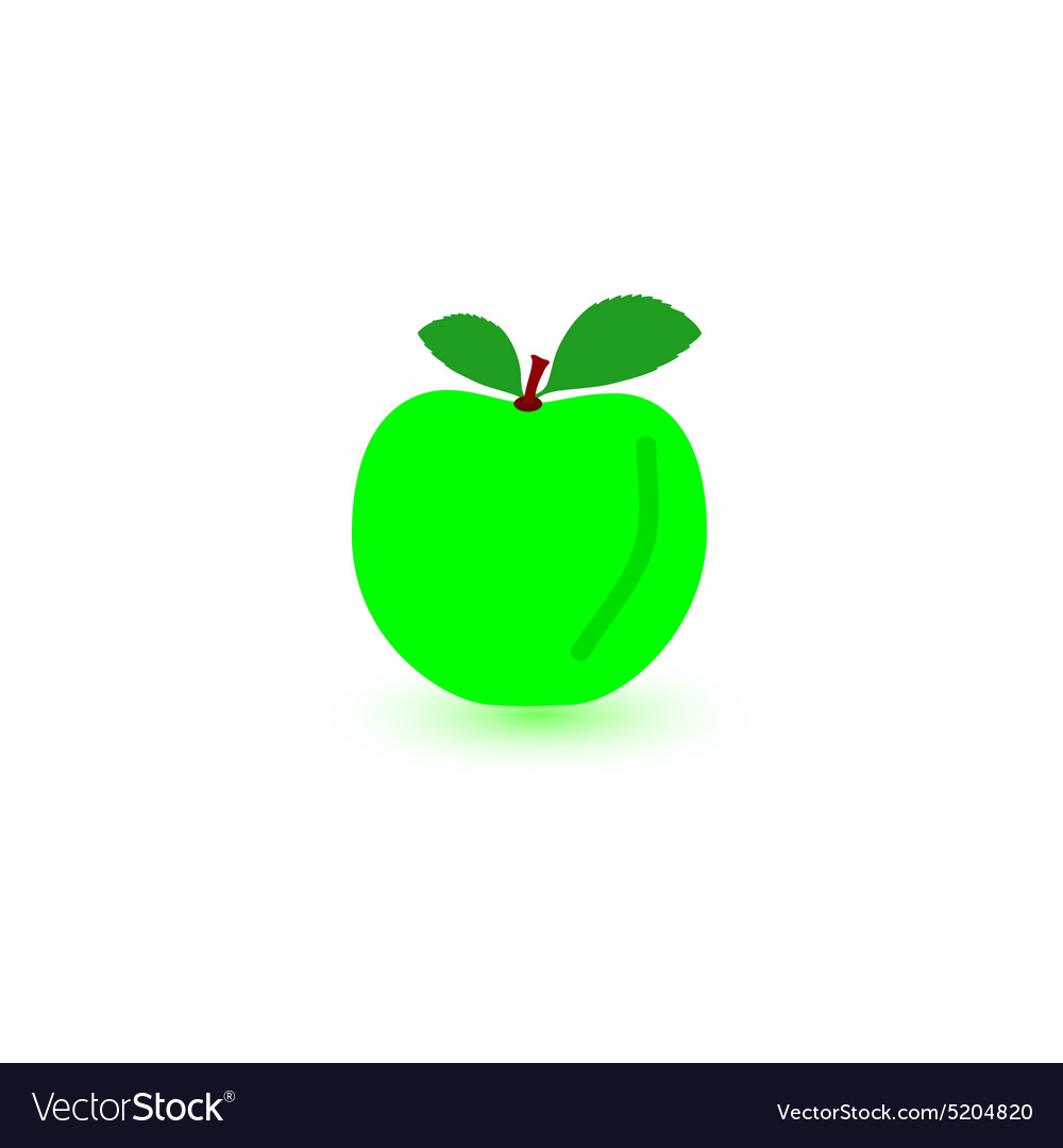 Apple green Royalty Free Vector Image - VectorStock