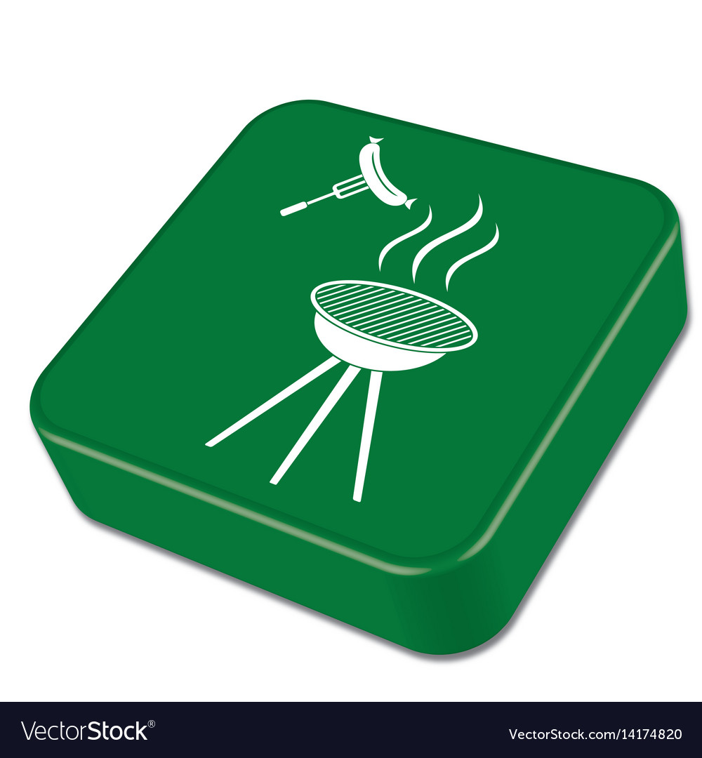 Barbecue sausage icon