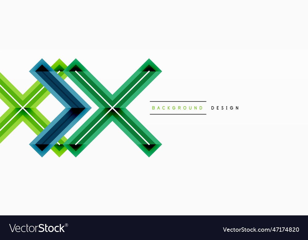 Cross line background minimal geometric template vector image Cross line background minimal geometric template