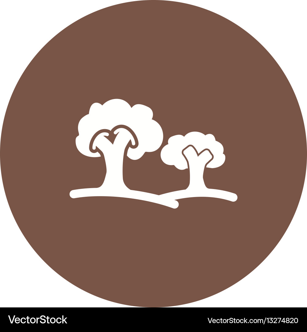 Trees Royalty Free Vector Image - VectorStock