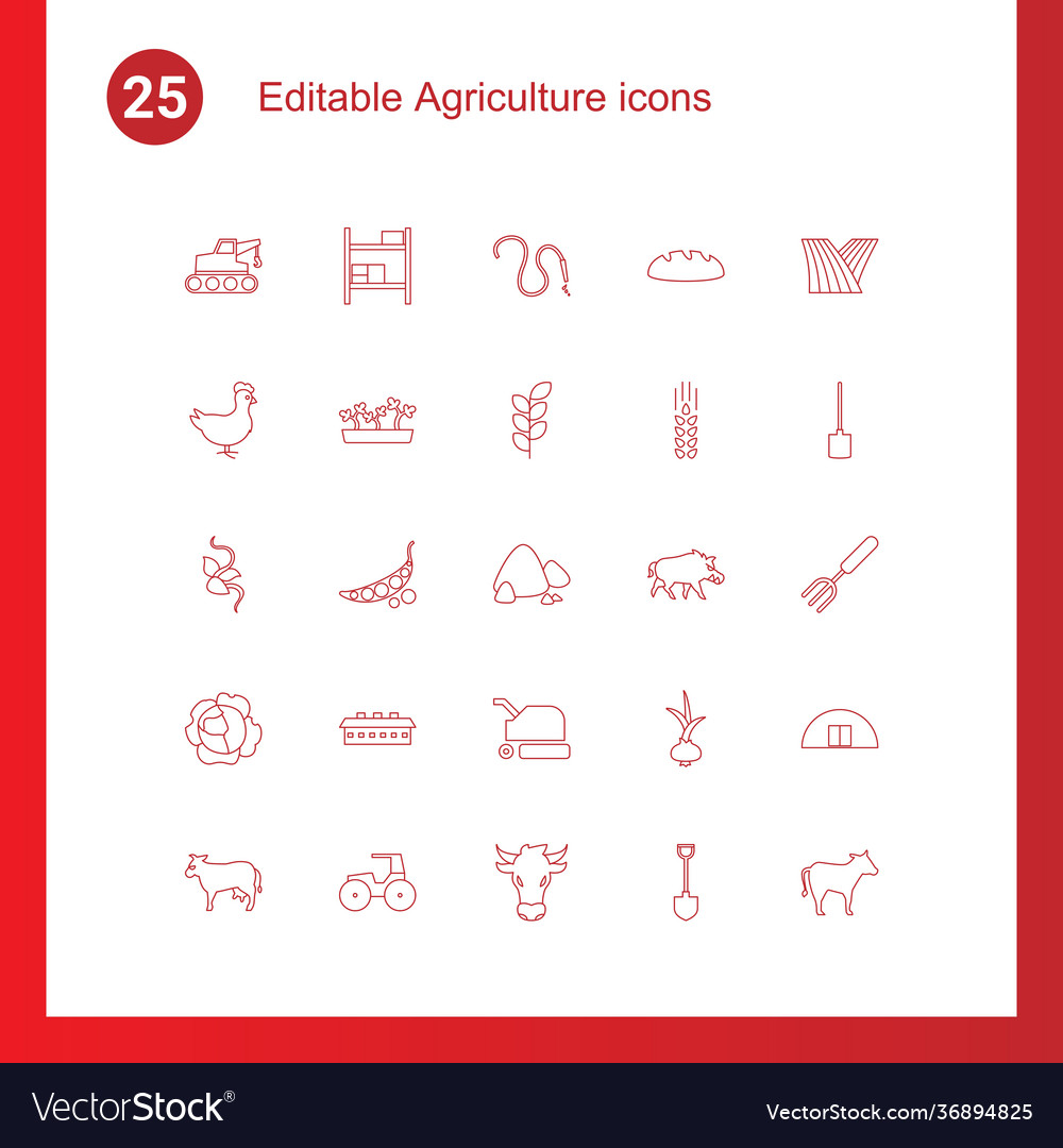 Landwirtschaft Icons