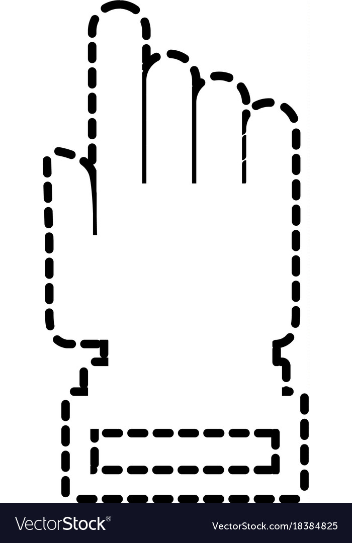 Hand cursor technology point connection link