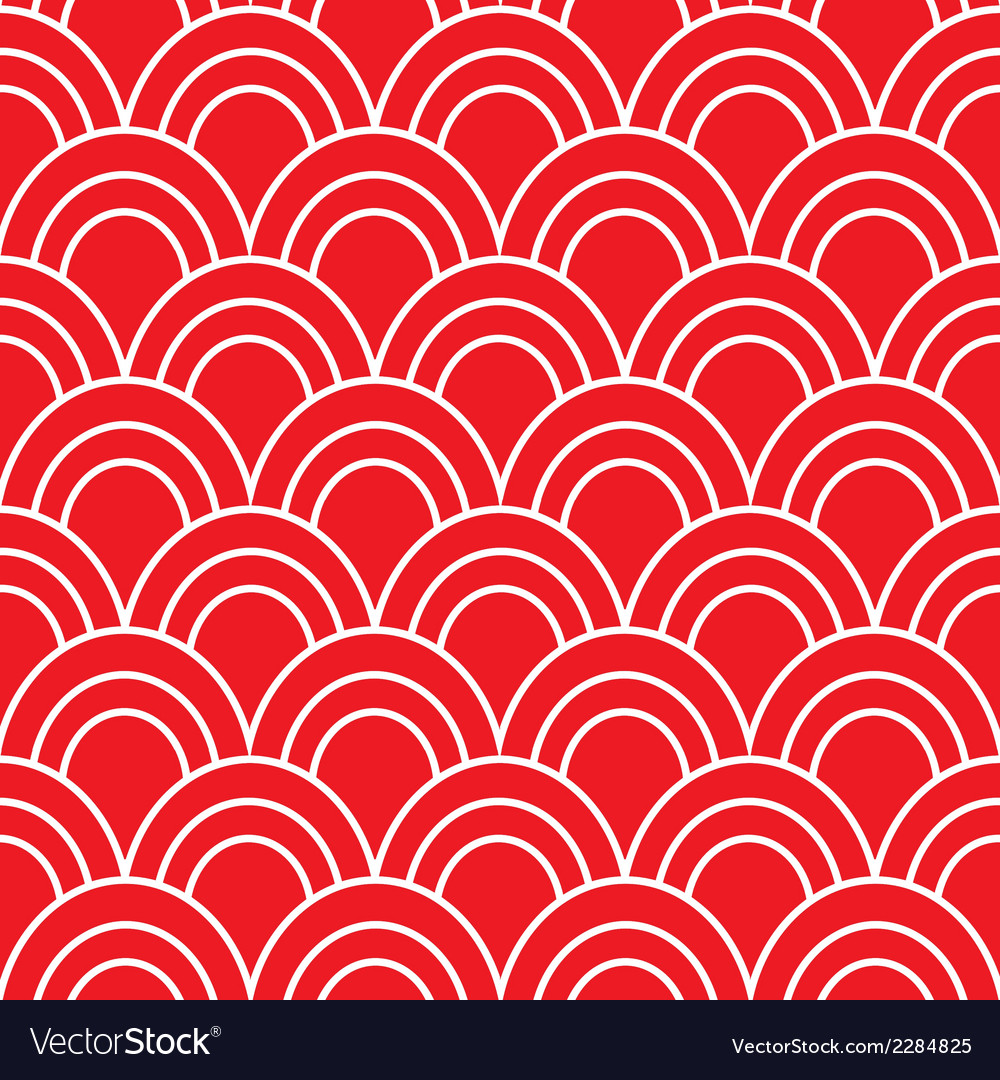 Japanese wave seamless pattern