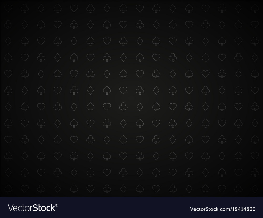 Black Poker Card Background