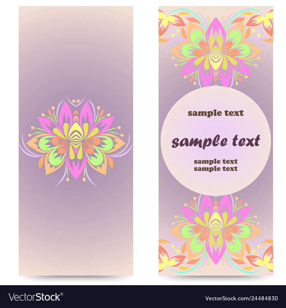 Ethnic card design