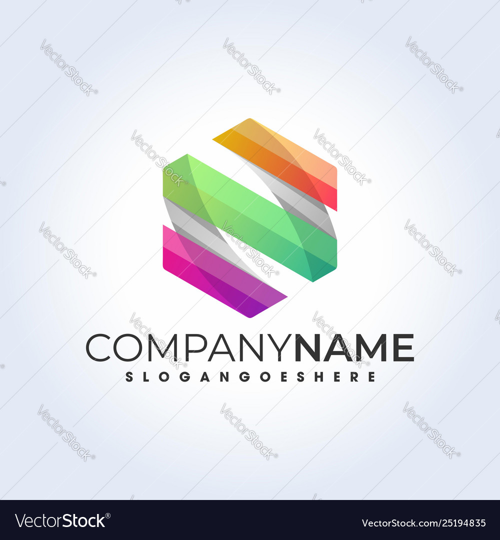 Abstract colorful elements template Royalty Free Vector