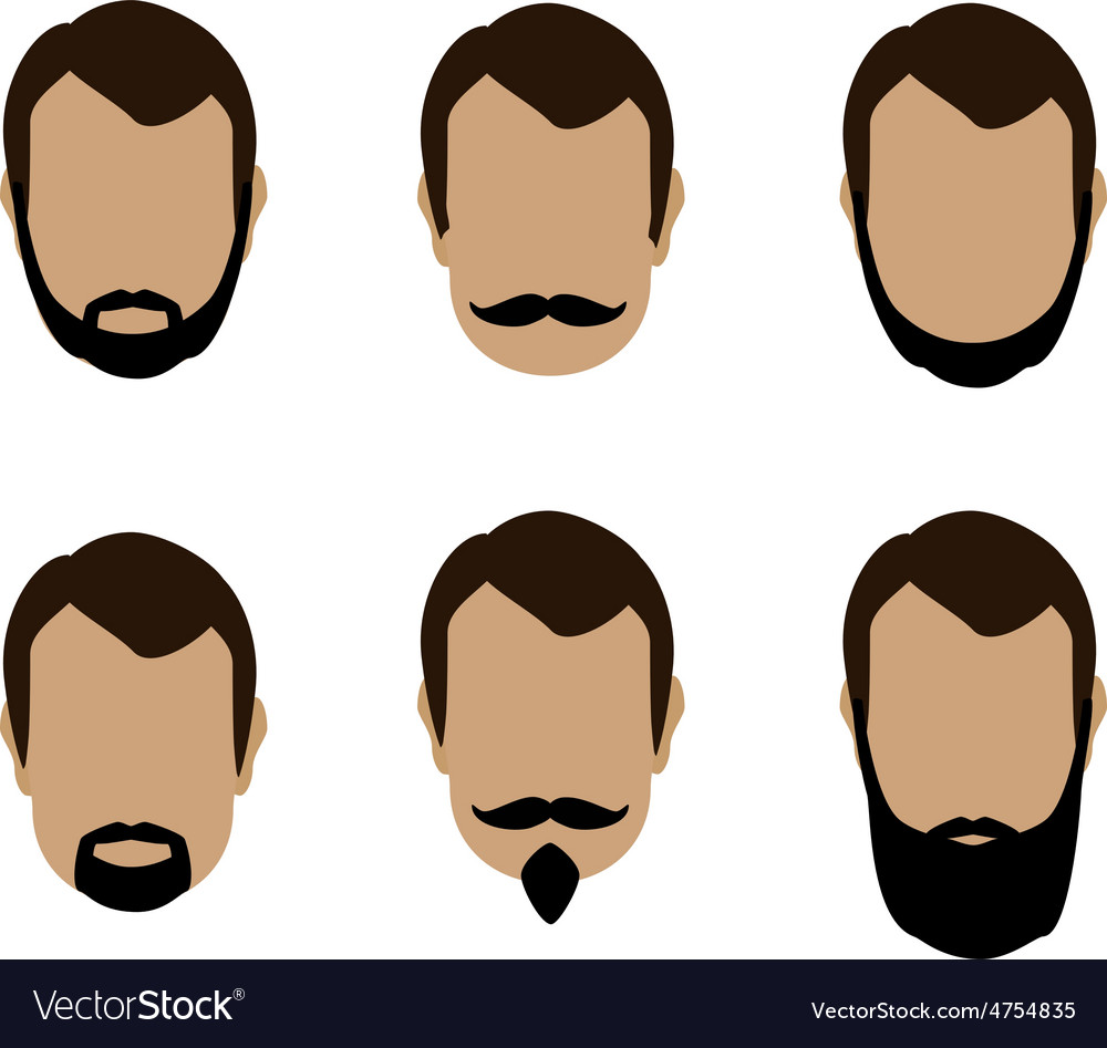 Face set Royalty Free Vector Image - VectorStock