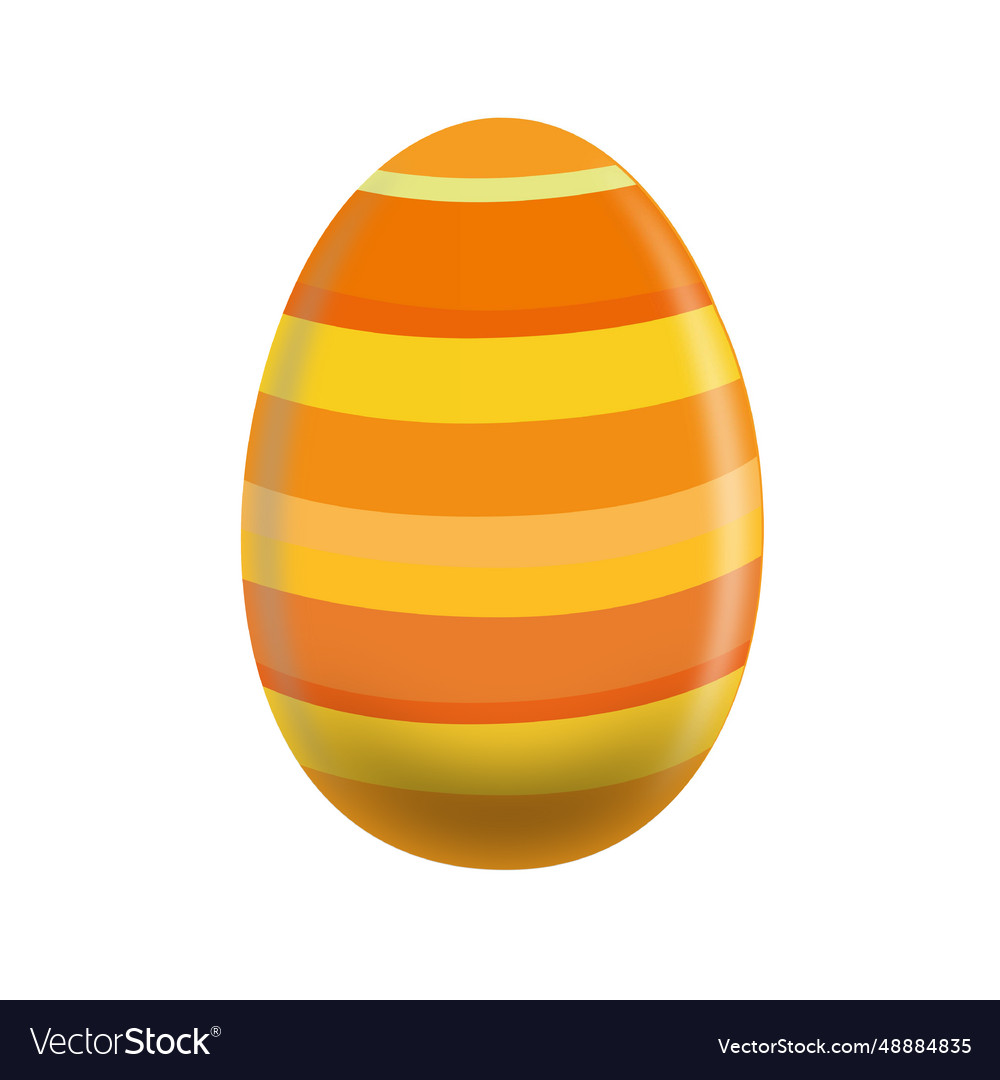 Horizontal lines easter egg Royalty Free Vector Image