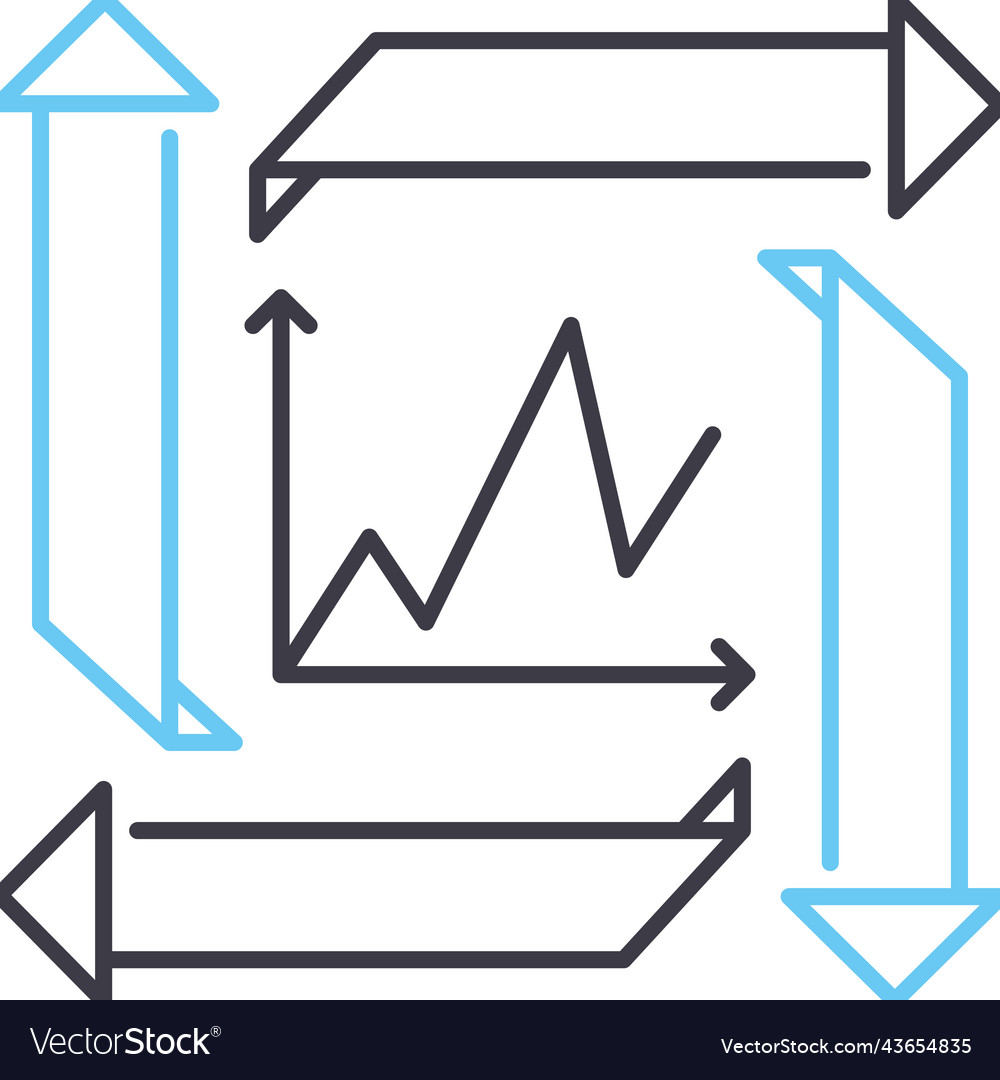 Performance method line icon outline symbol vector image Performance method line icon outline symbol