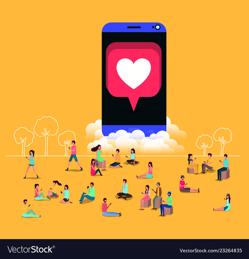 Social community with smartphone