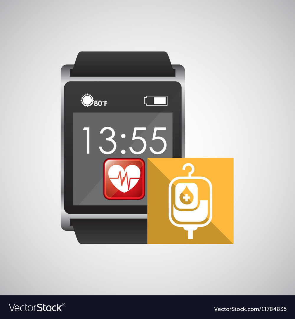 Square smart watch health bag blood