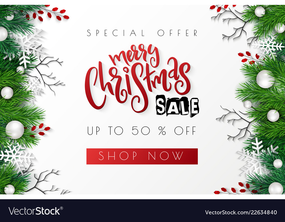 Sale promotion banner Royalty Free Vector Image