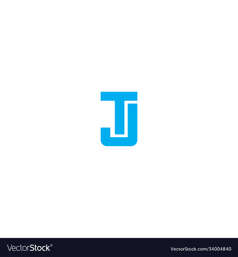 T j Buchstaben Logo Icon Design