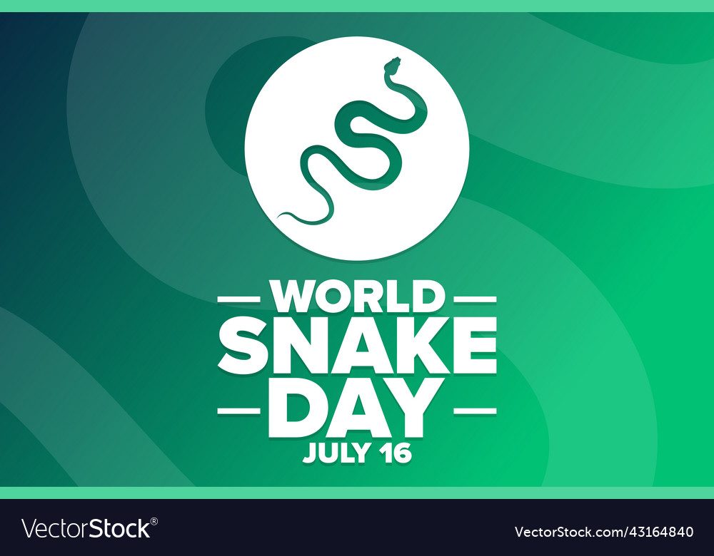 World Snake Day (July 16th)