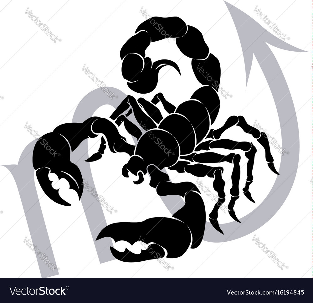 Astrology Clipart-astrology sign scorpio silhouette clipart 6227