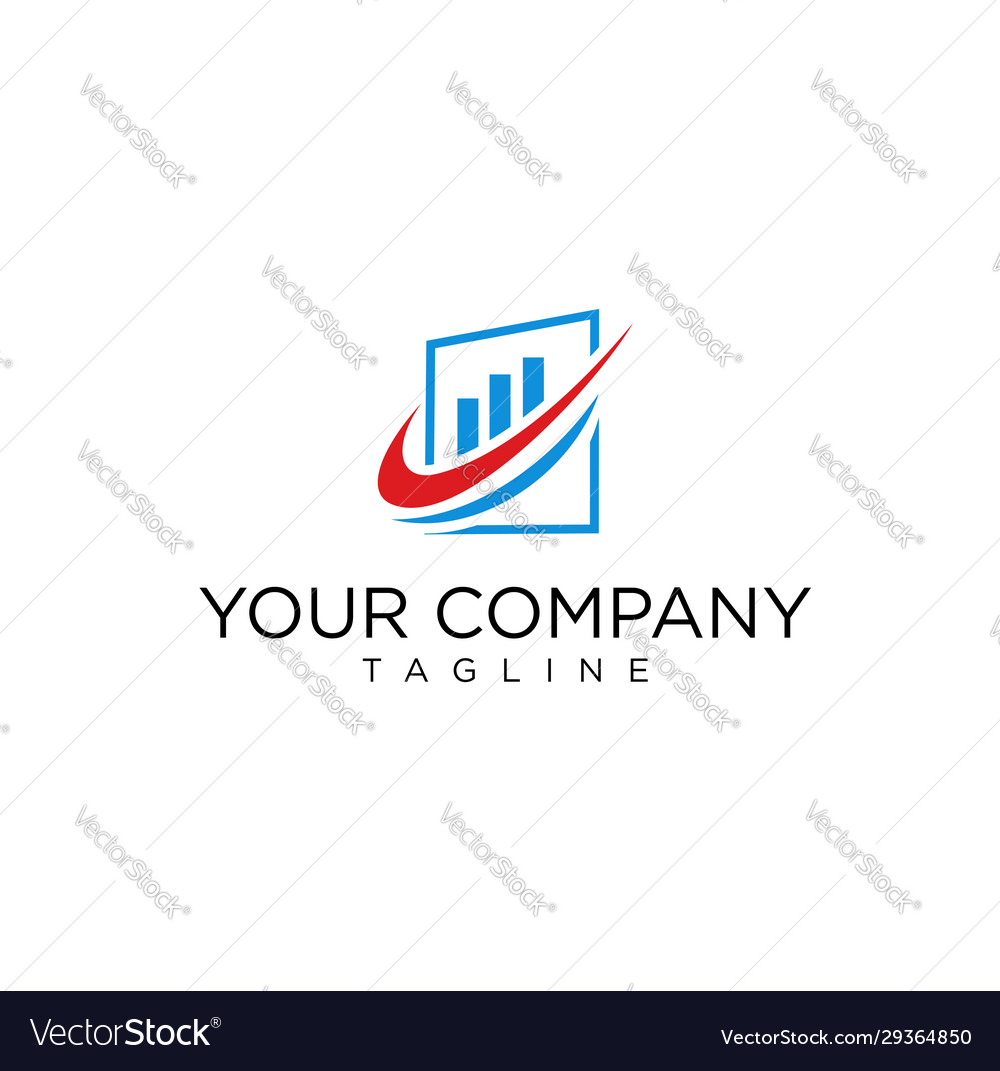 Finance growth logo accounting finnance