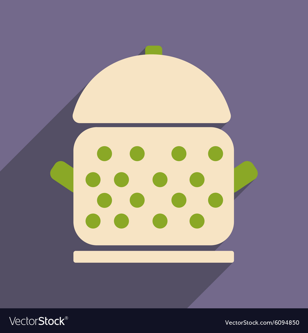 Flat with shadow icon and mobile application