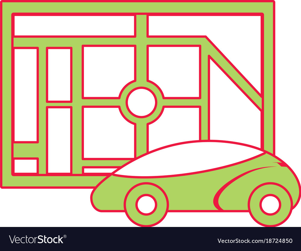 Map navigation car autonomous web application