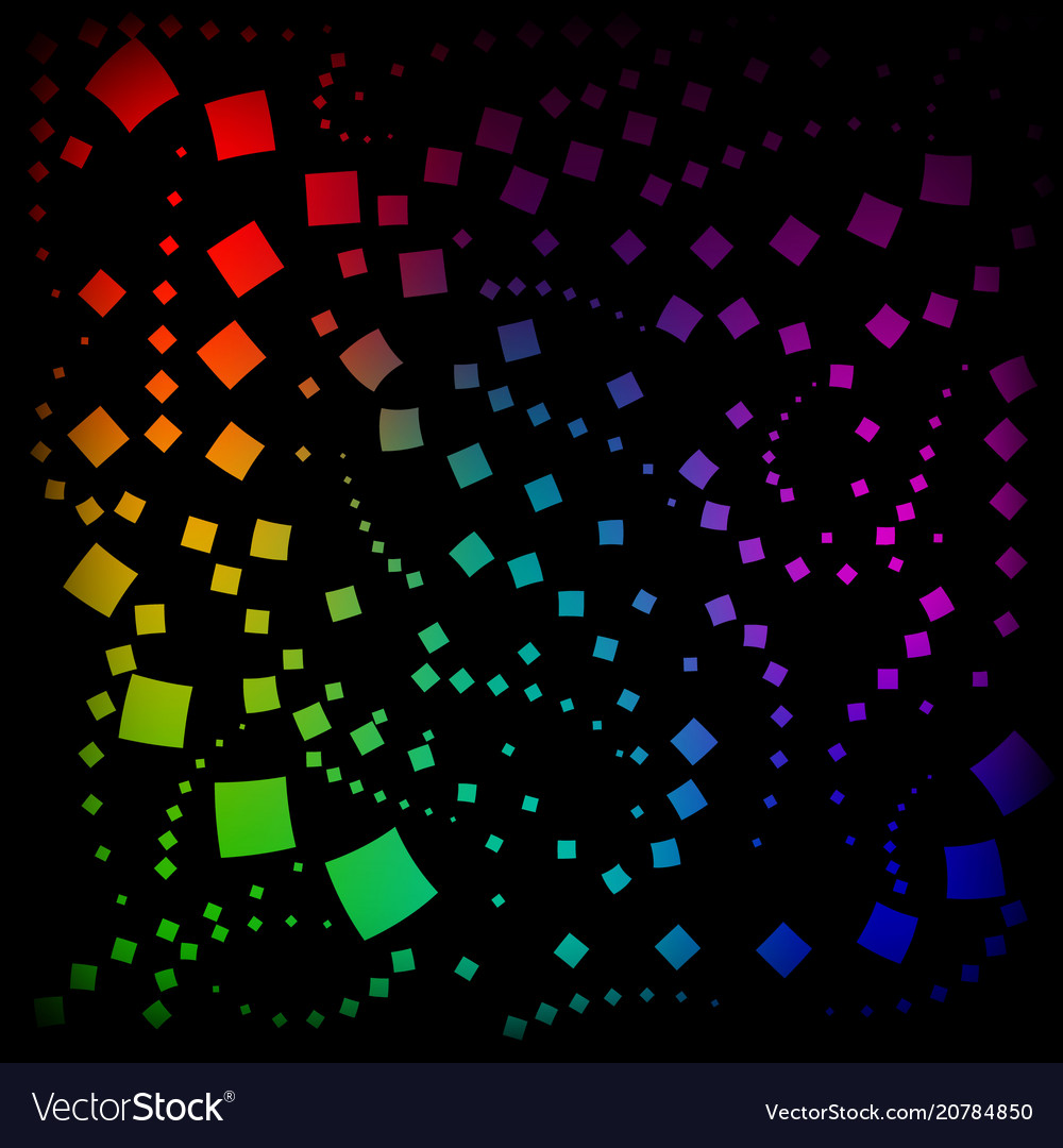 Pattern of rhombuses and squares in neon vector image Pattern of rhombuses and squares in neon