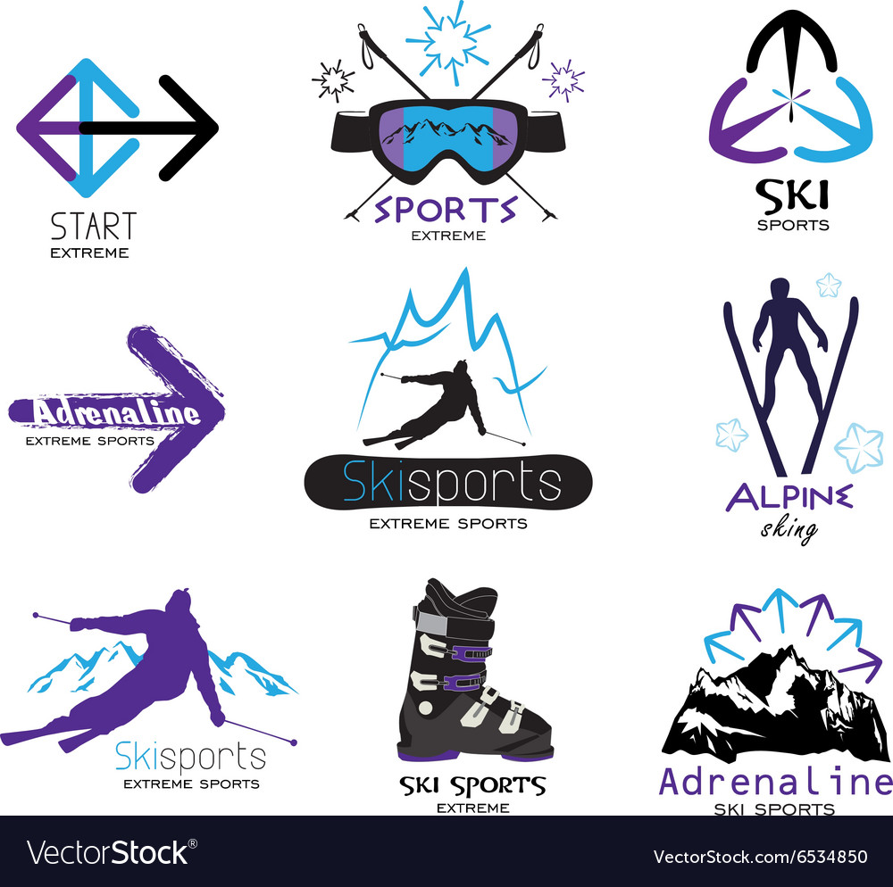 Winter Sports & Skiing Logos