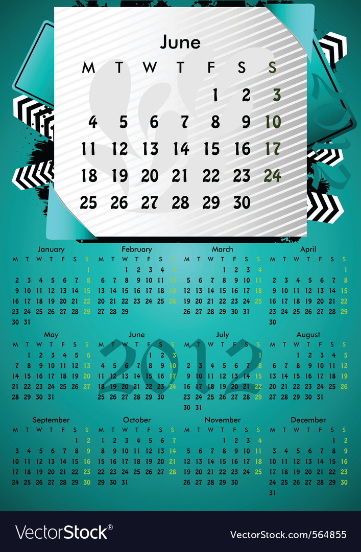 2012 calendar