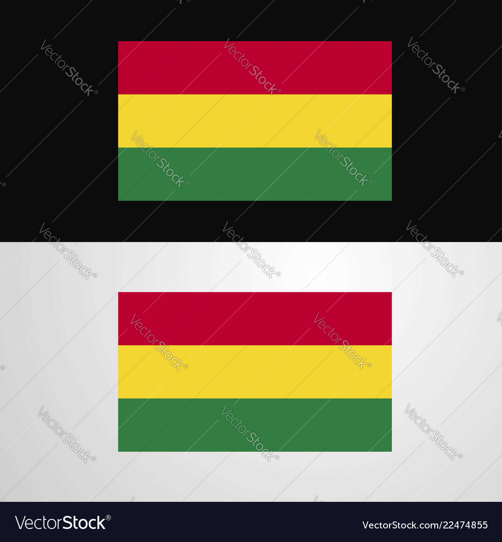 Bolivia flag banner design