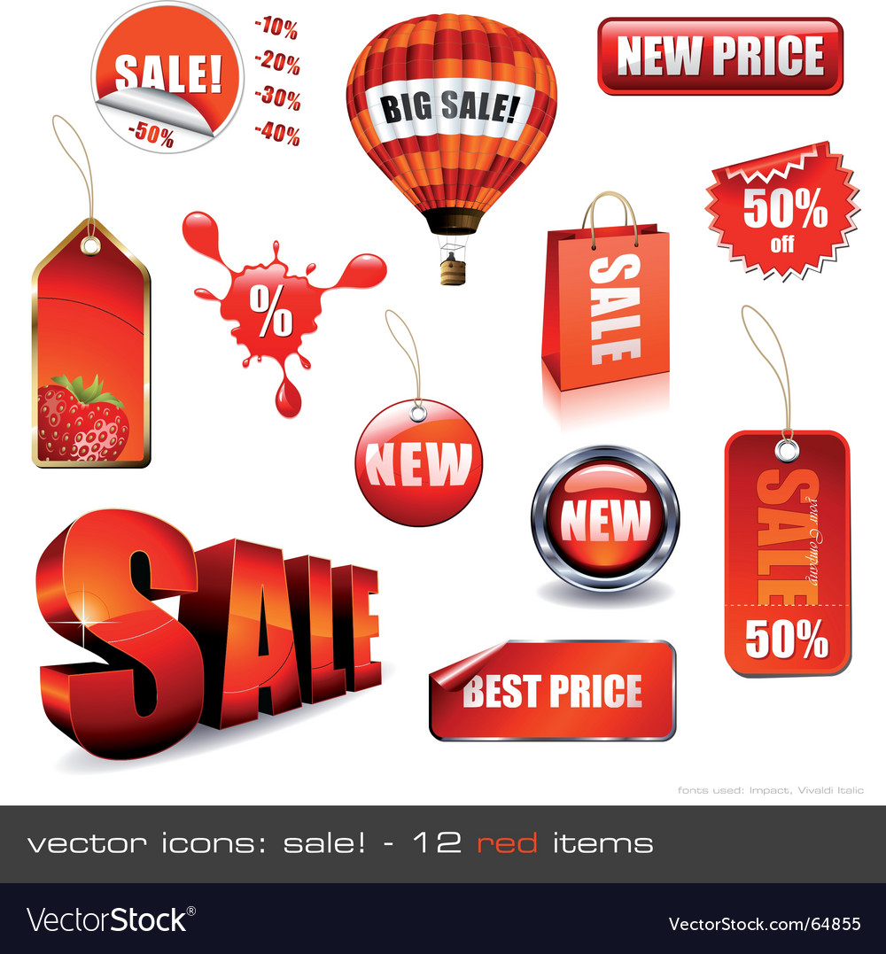 Sale signage Royalty Free Vector Image - VectorStock