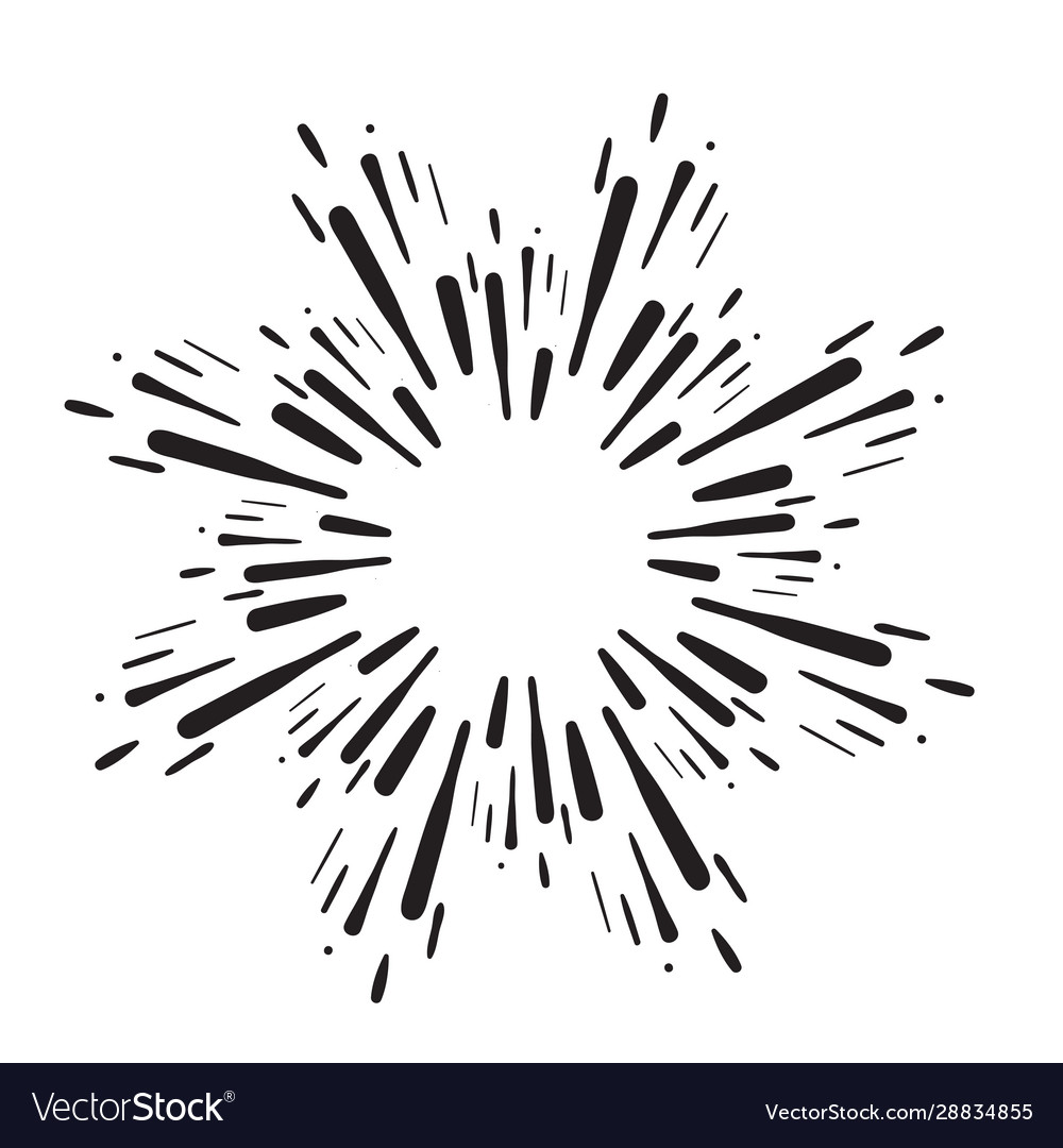 Sparkling Starburst Doodle