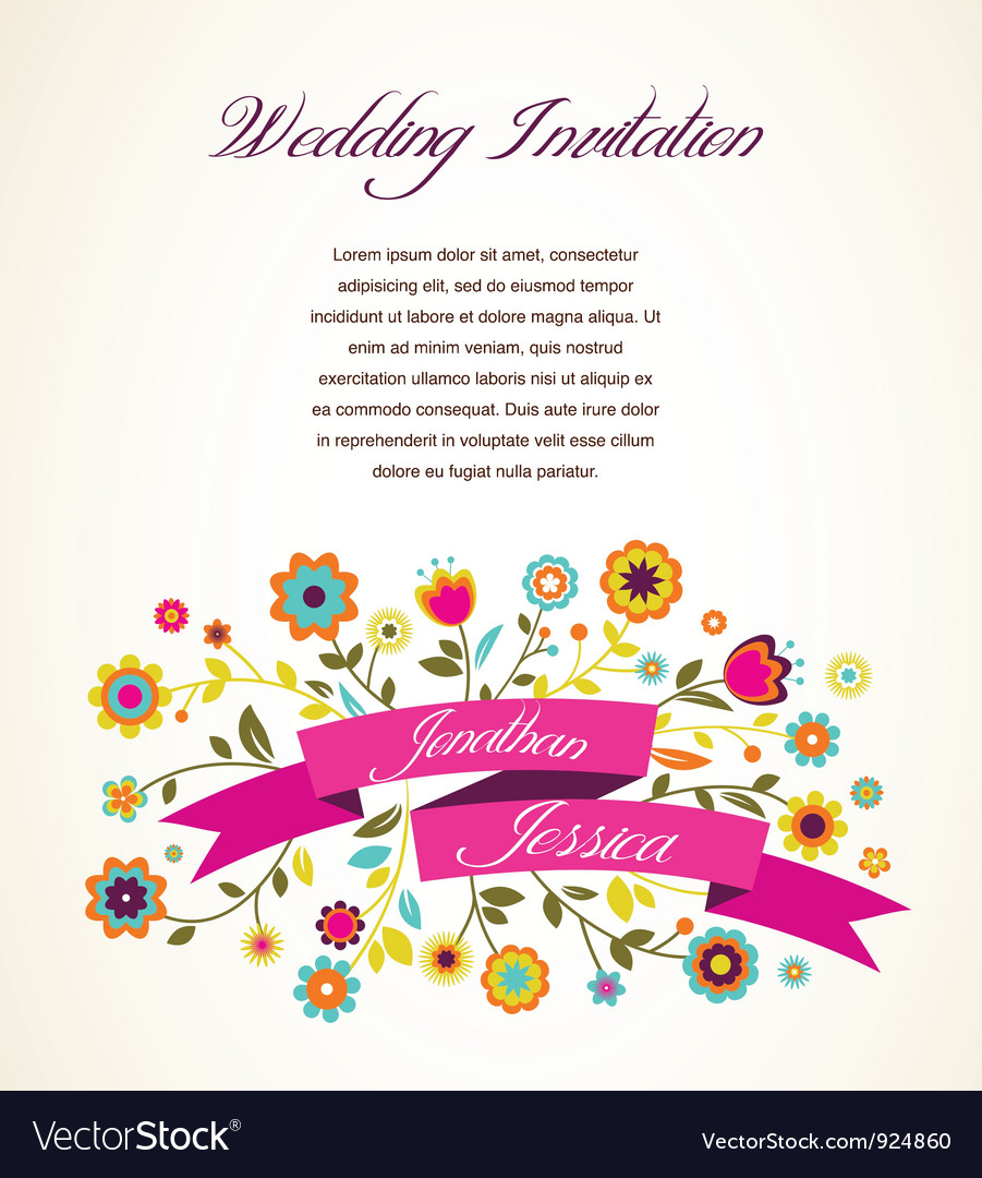greeting card invitation royalty free vector image card invitation