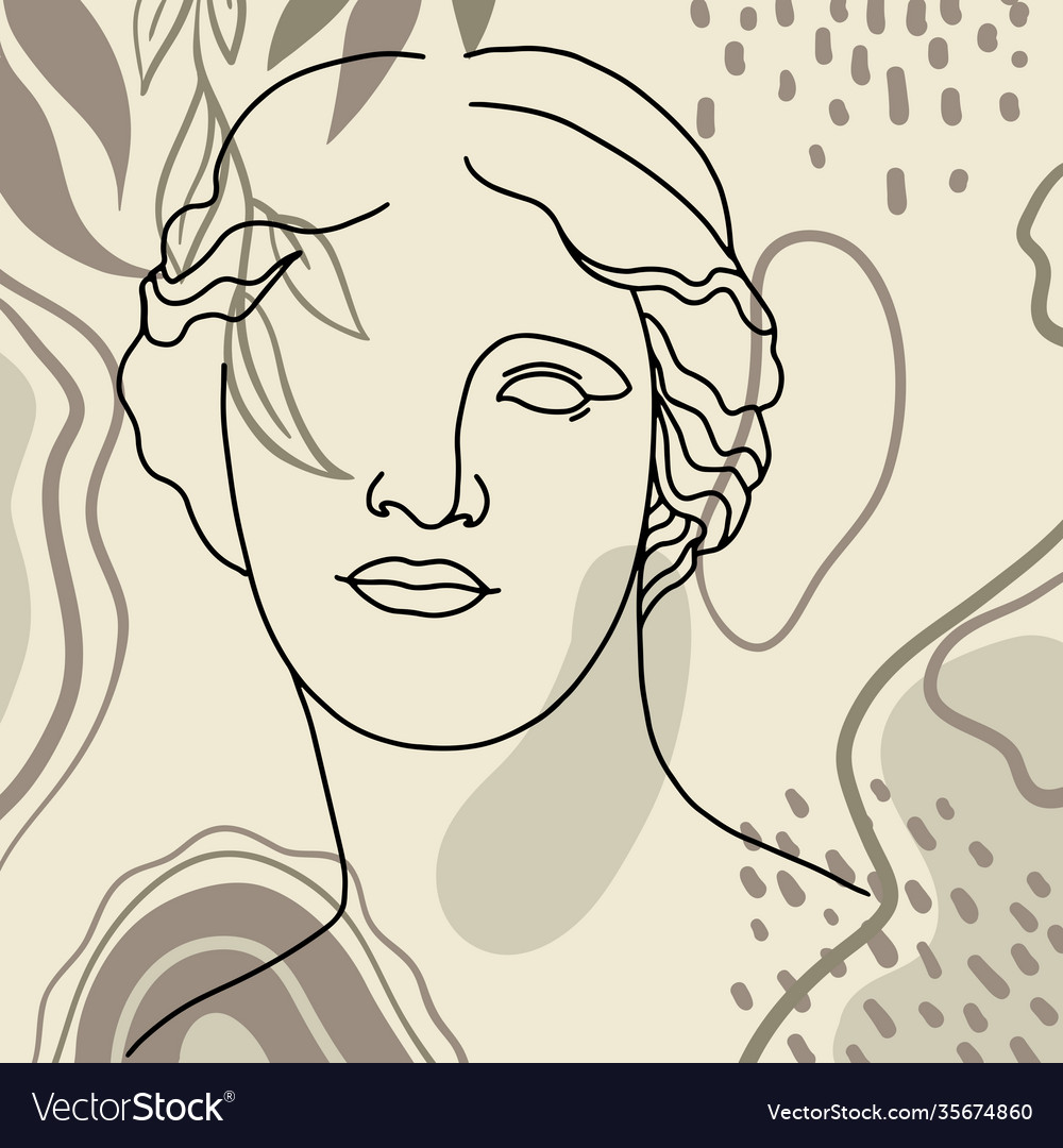 Trendy background with linear abstract
