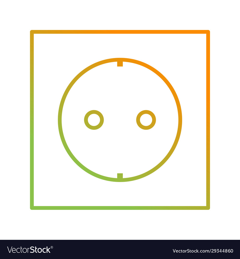 Unique socket ii line icon