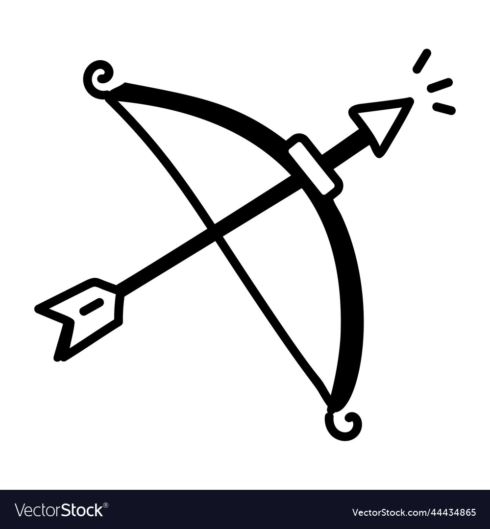 Archery bow Royalty Free Vector Image - VectorStock