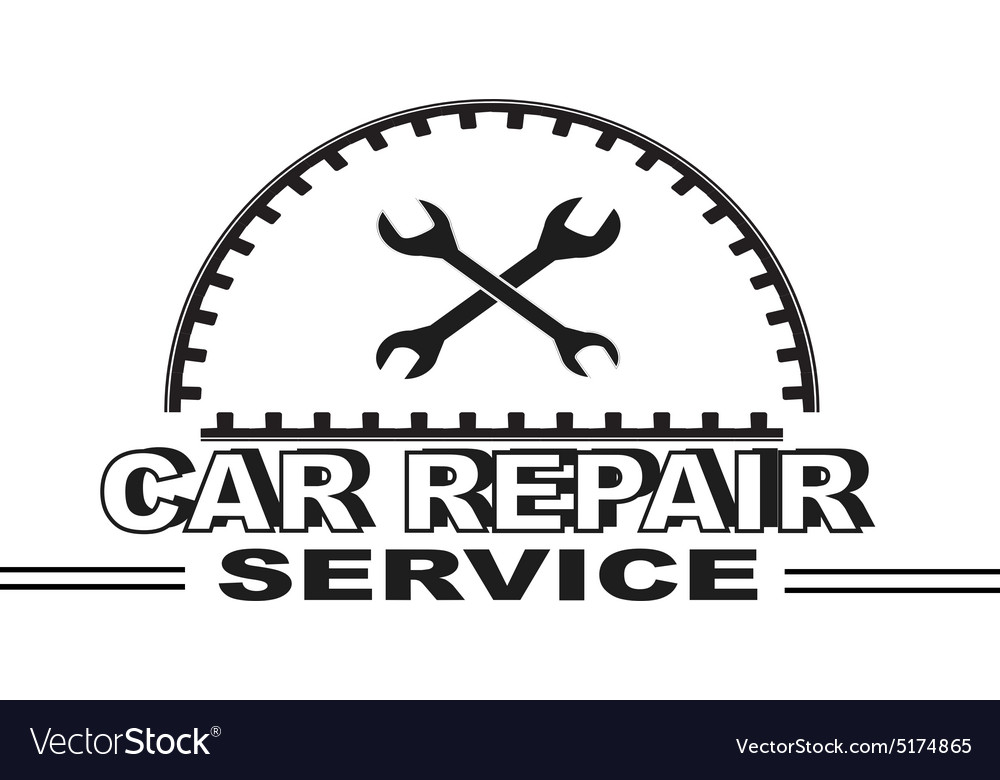 Car service logo template Automotive repair theme Vector Image