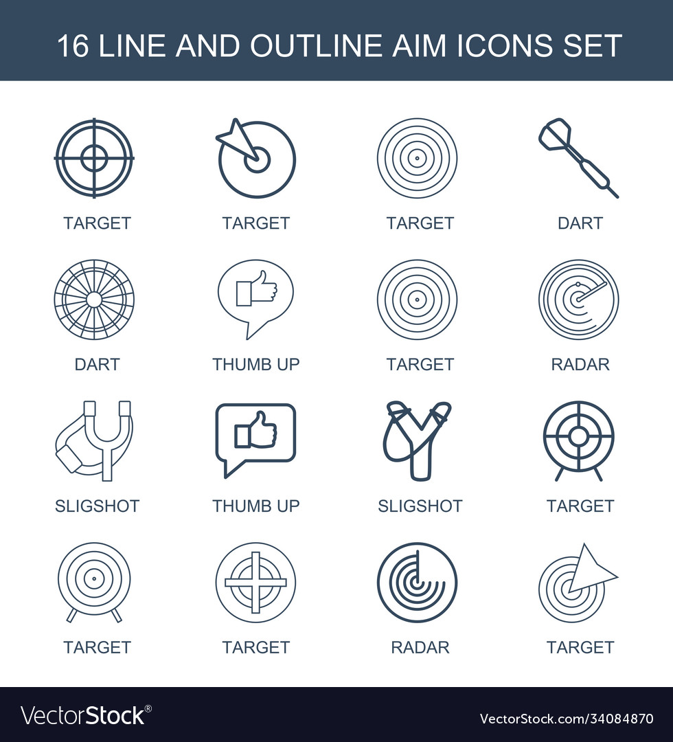 16 aim icons