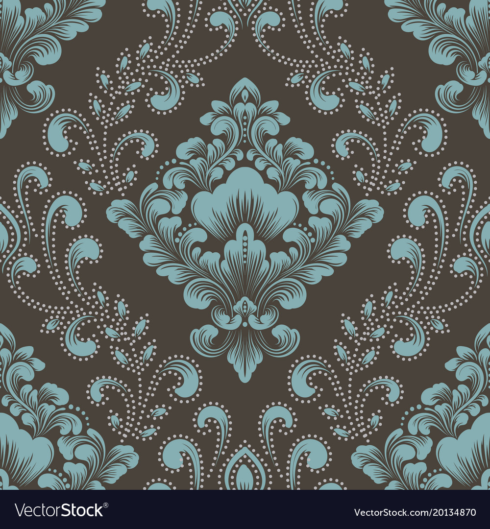 Damask seamless pattern element classical