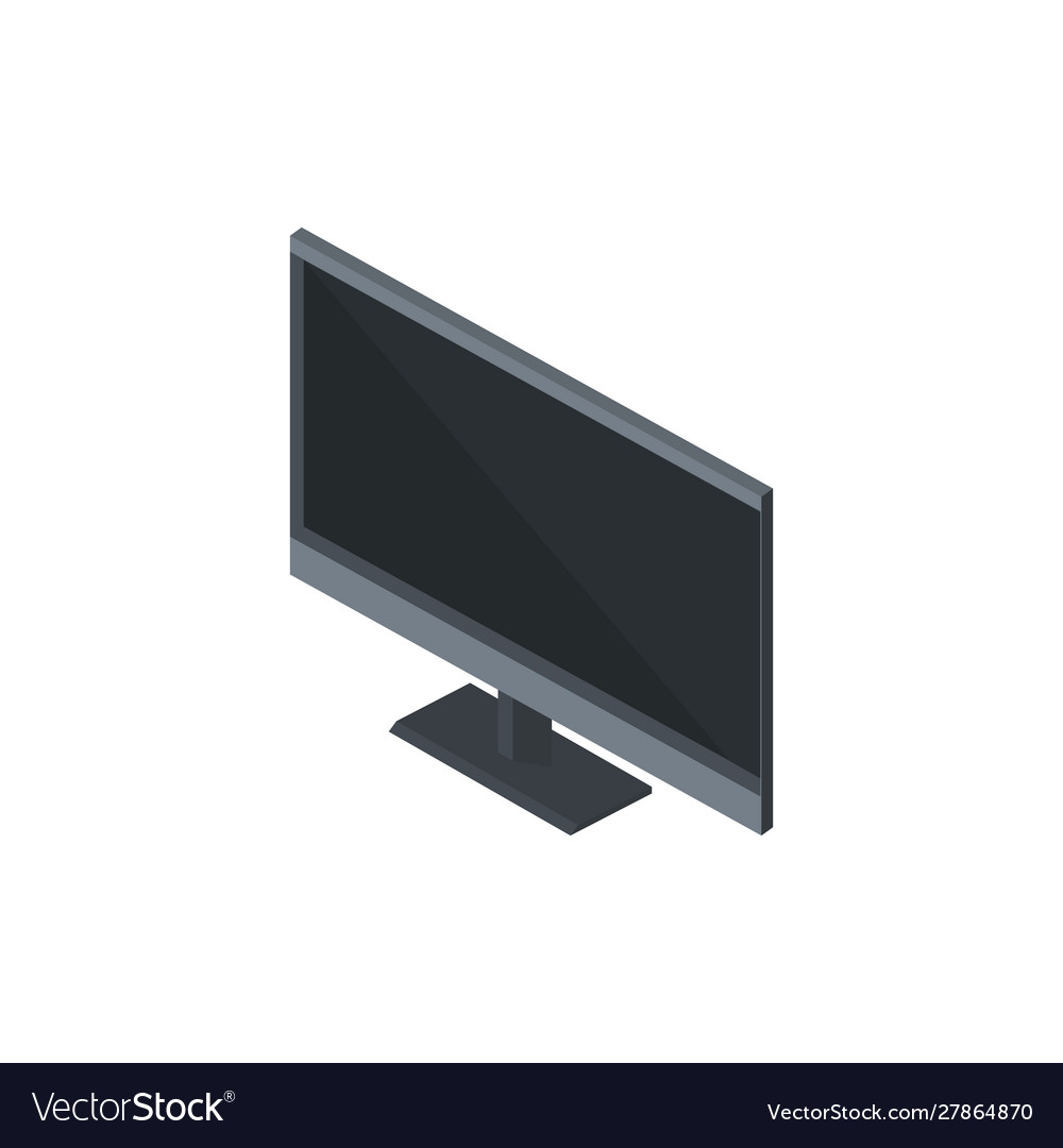 Monitor technology hardware device computer Vector Image