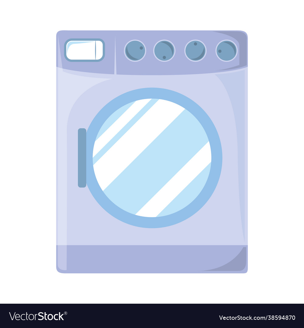 Washing machine laundry Royalty Free Vector Image