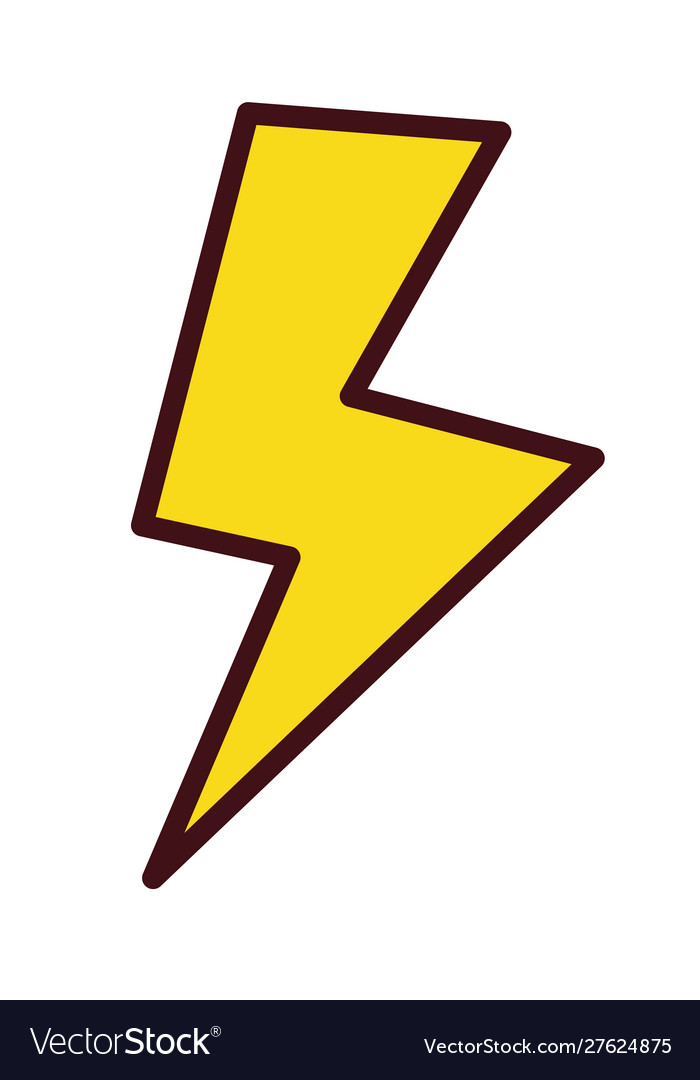 Power ray pop art style Royalty Free Vector Image