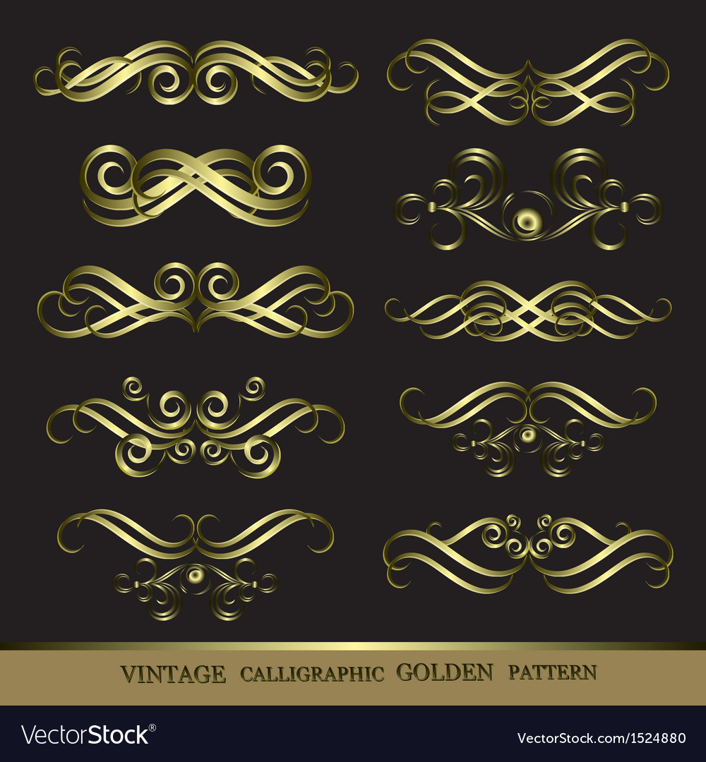 Calligraphic patterns