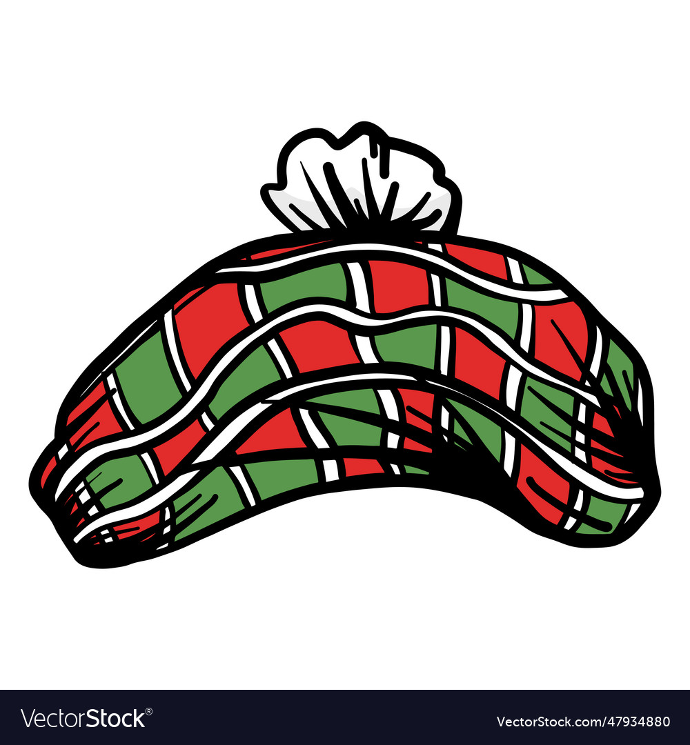 Cap hat flat Royalty Free Vector Image - VectorStock